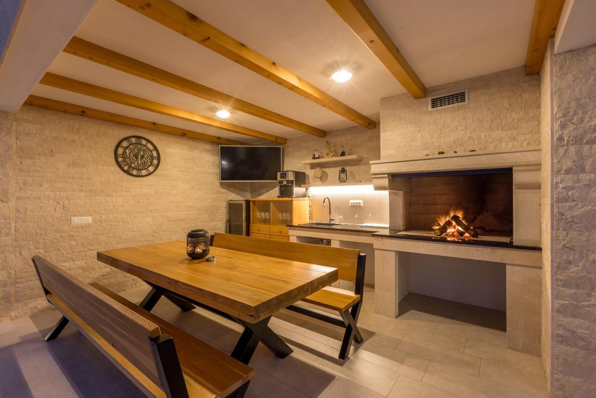 Luxury Villa Diana With Heated Pool And Jacuzzi Dograde Luaran gambar